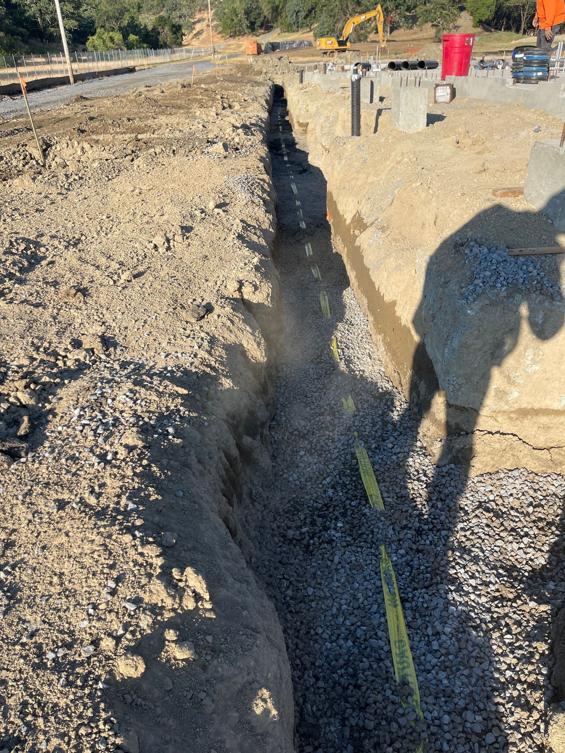 Drainage pipe installation