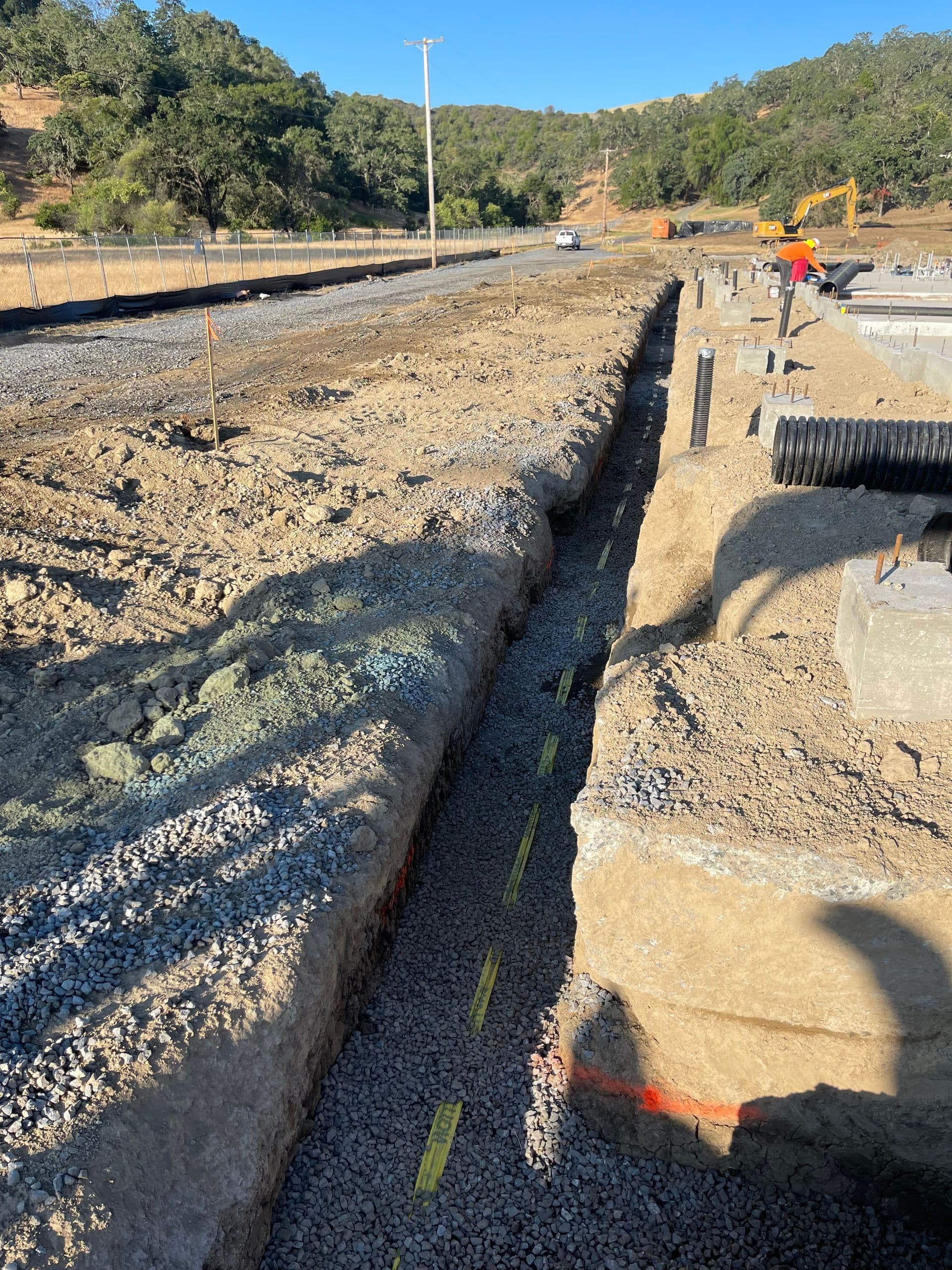 Pipe laying operation
