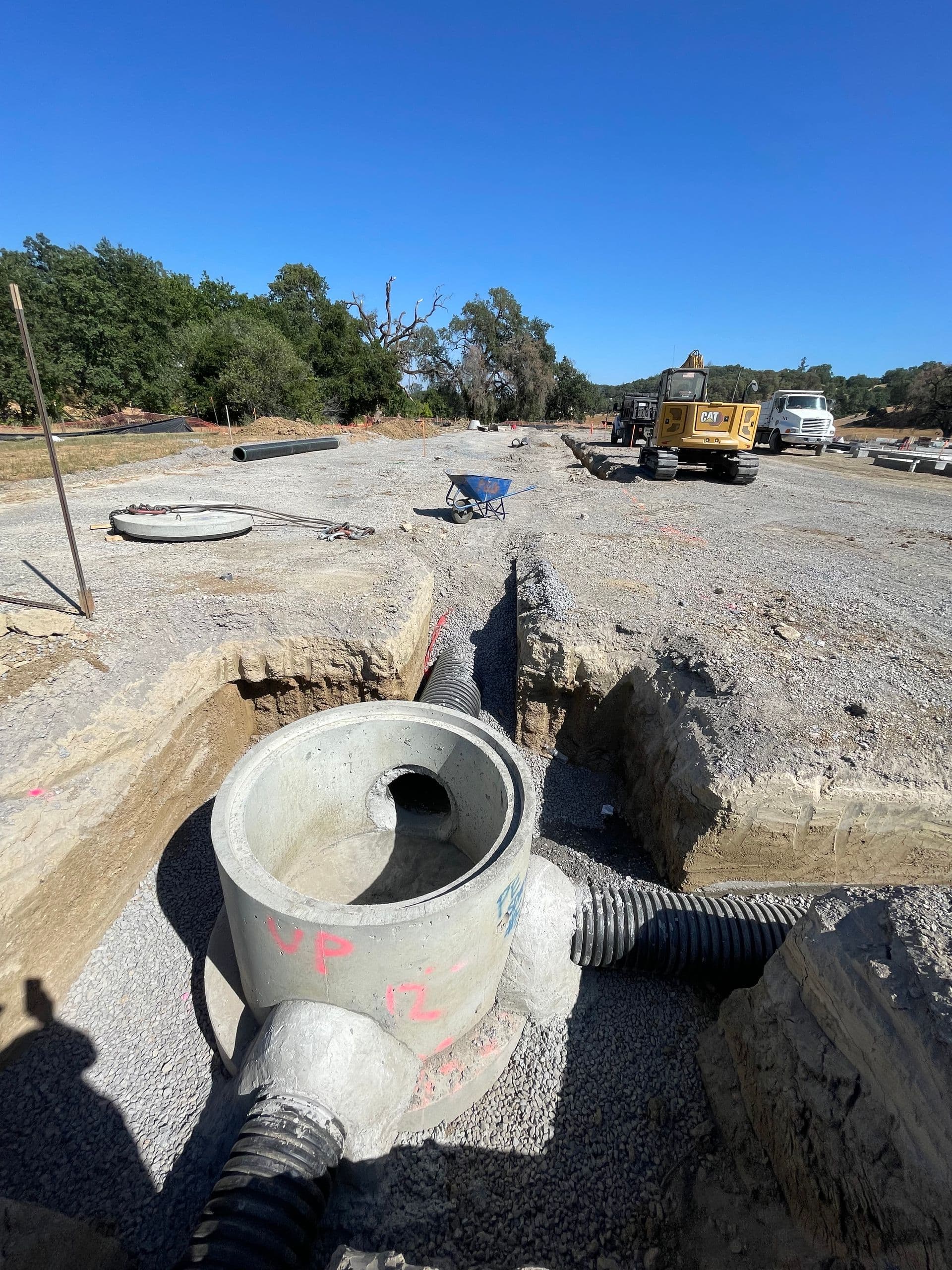 Drainage system installation