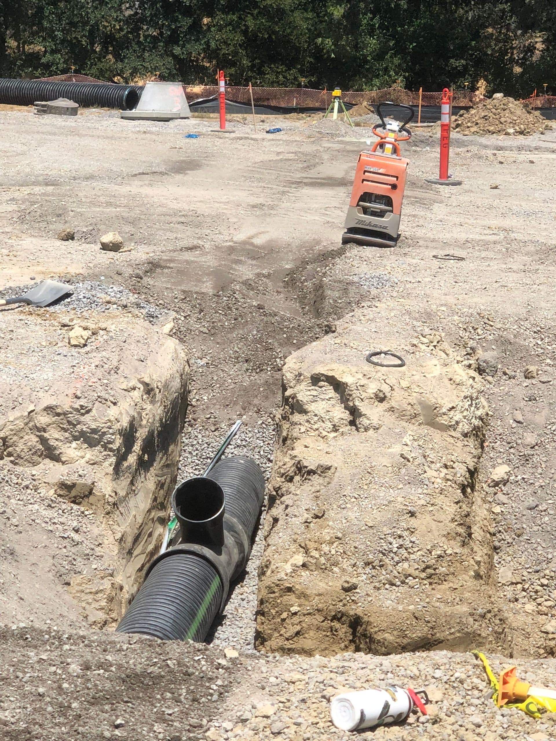 Finished site overview
