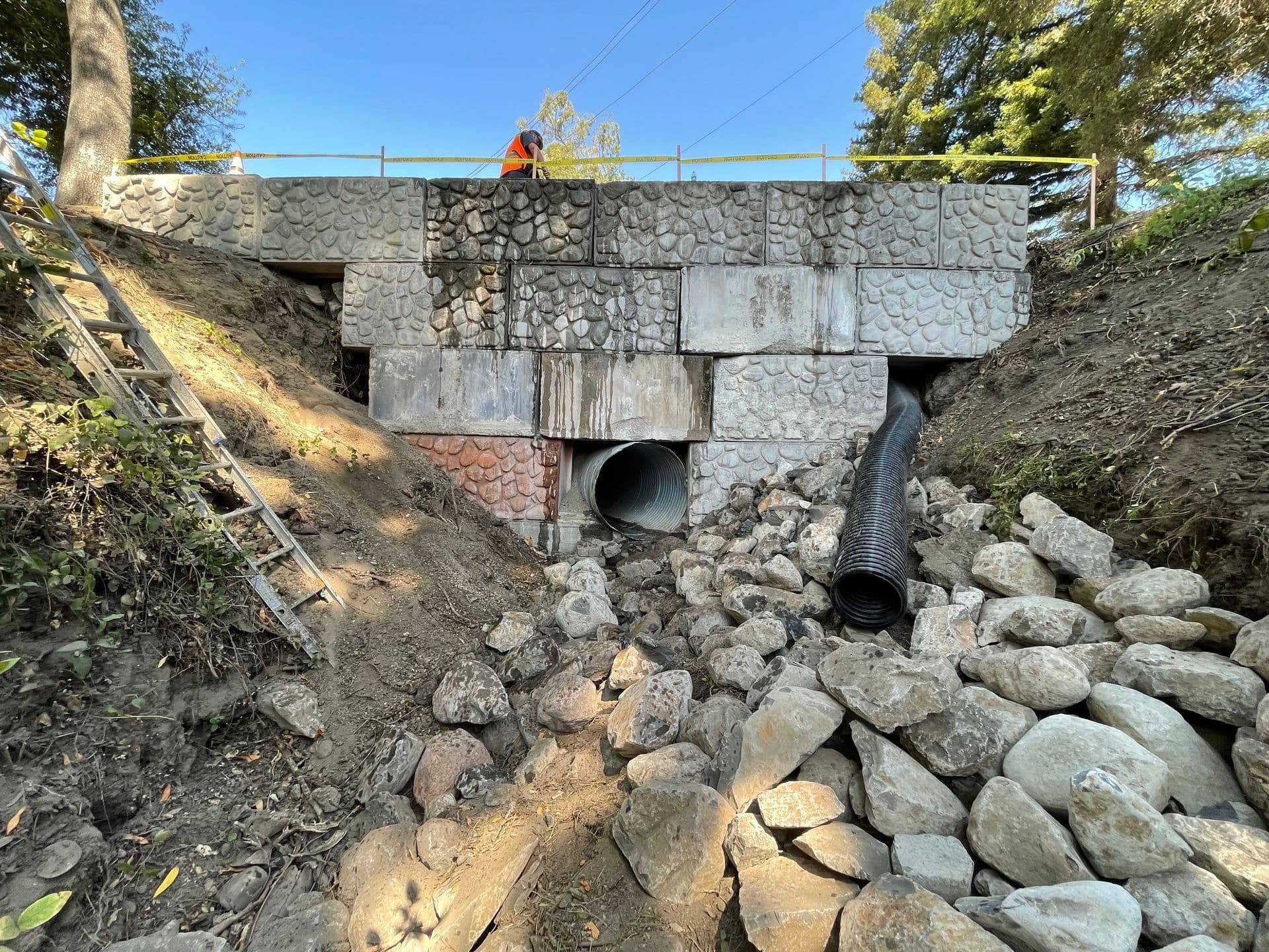 Road widening progress