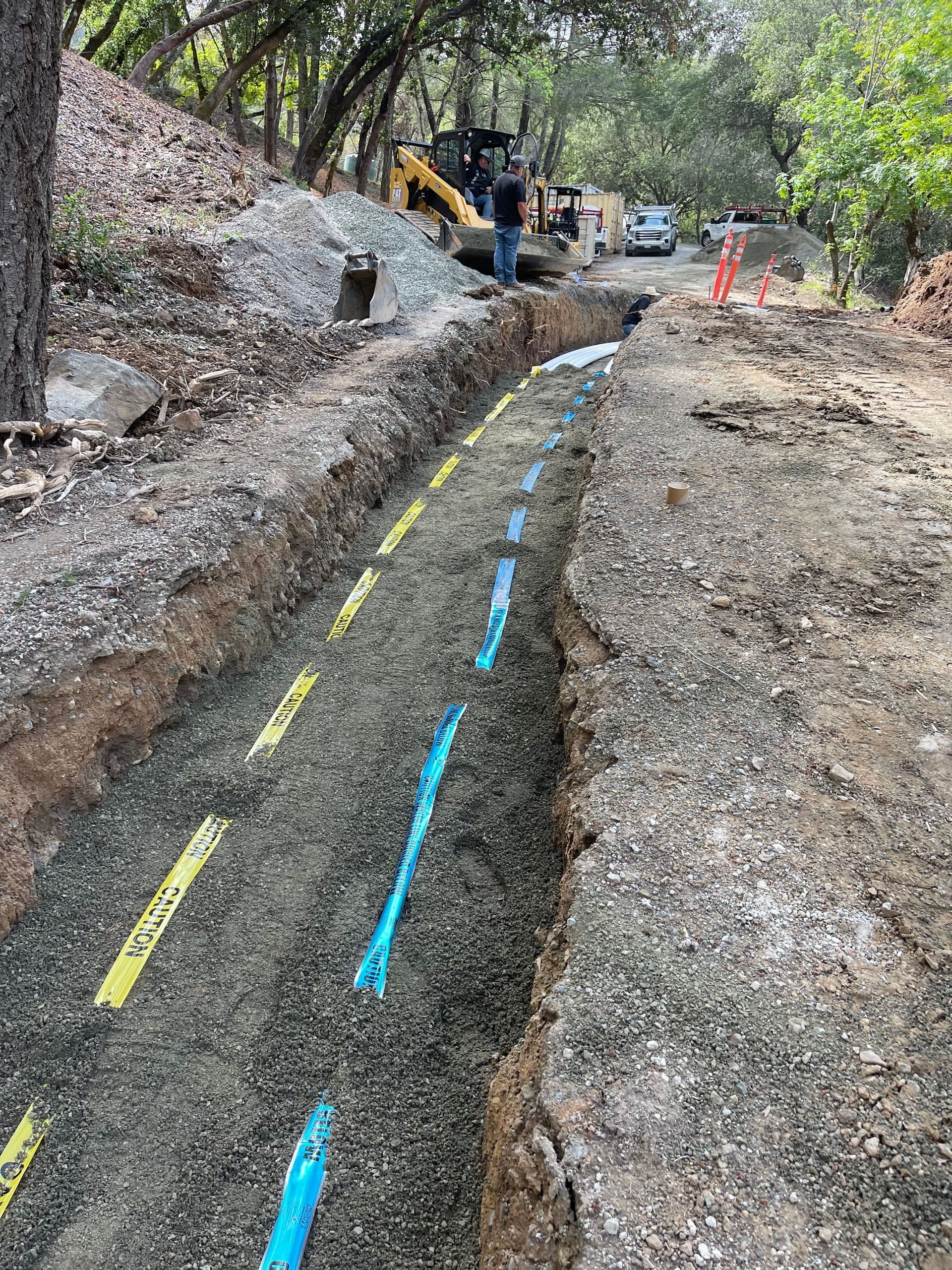 Conduit and pipe placement