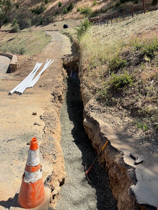 Site restoration after pipeline