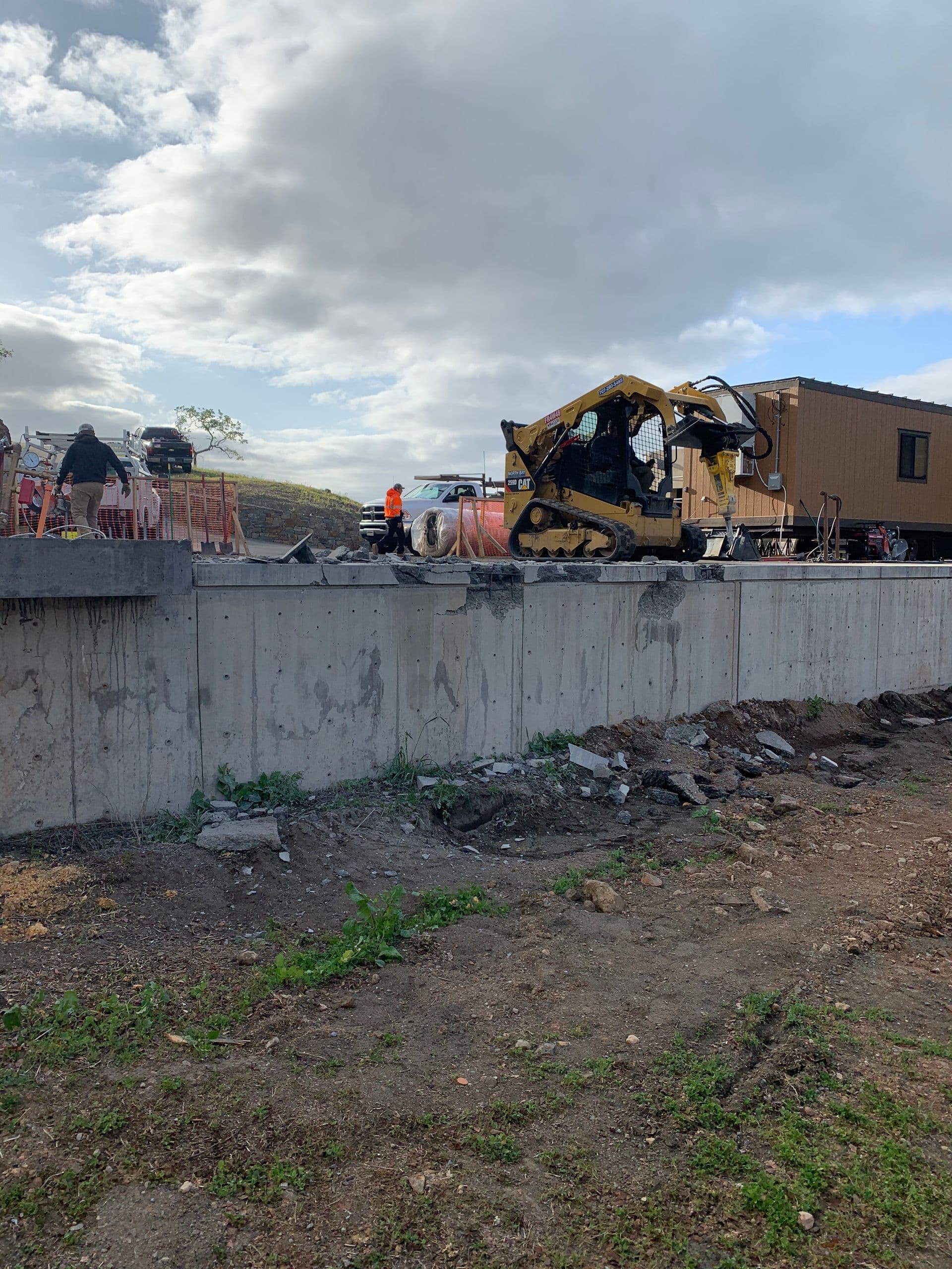 Old concrete removal