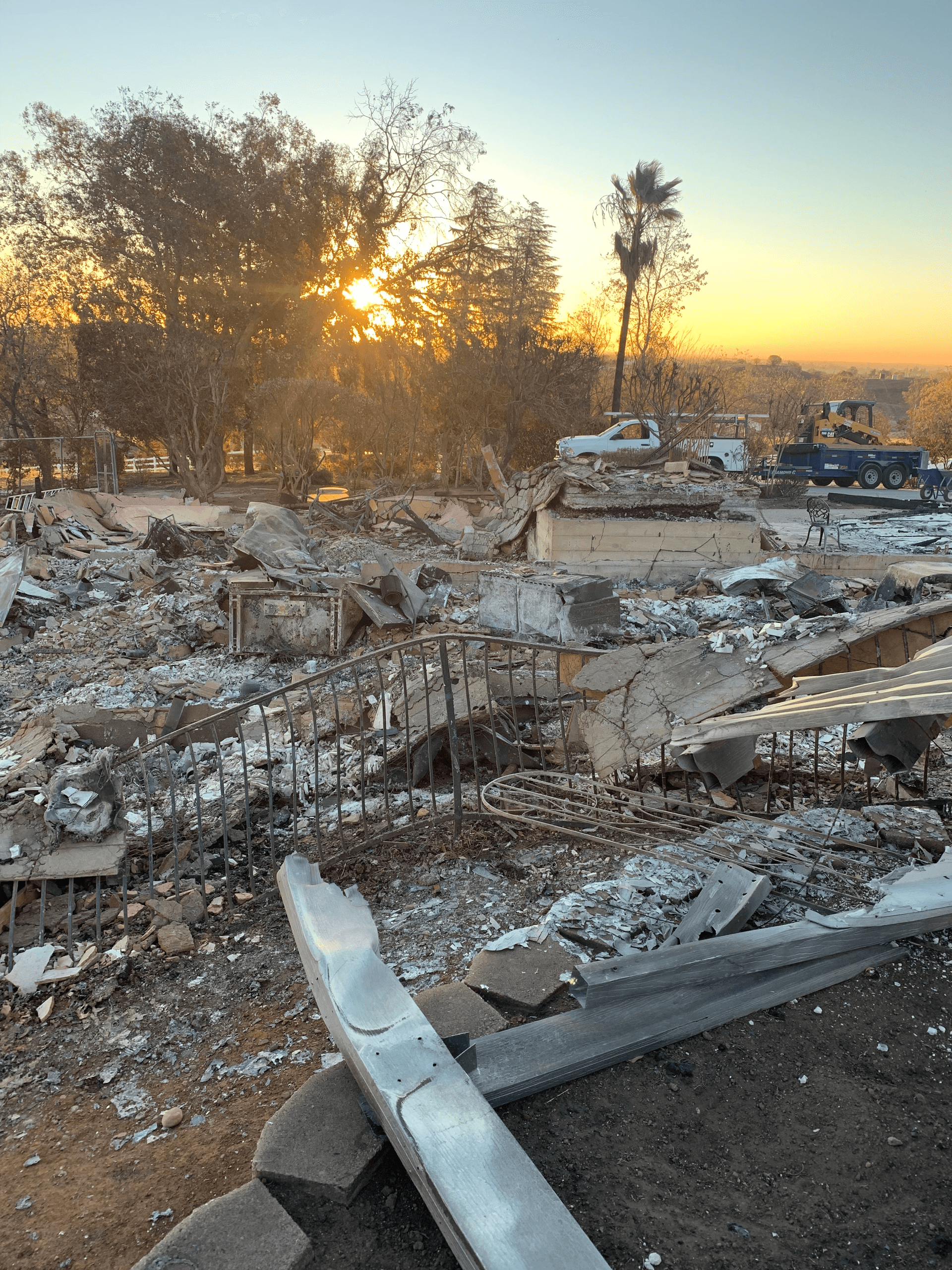 Fire damage cleanup