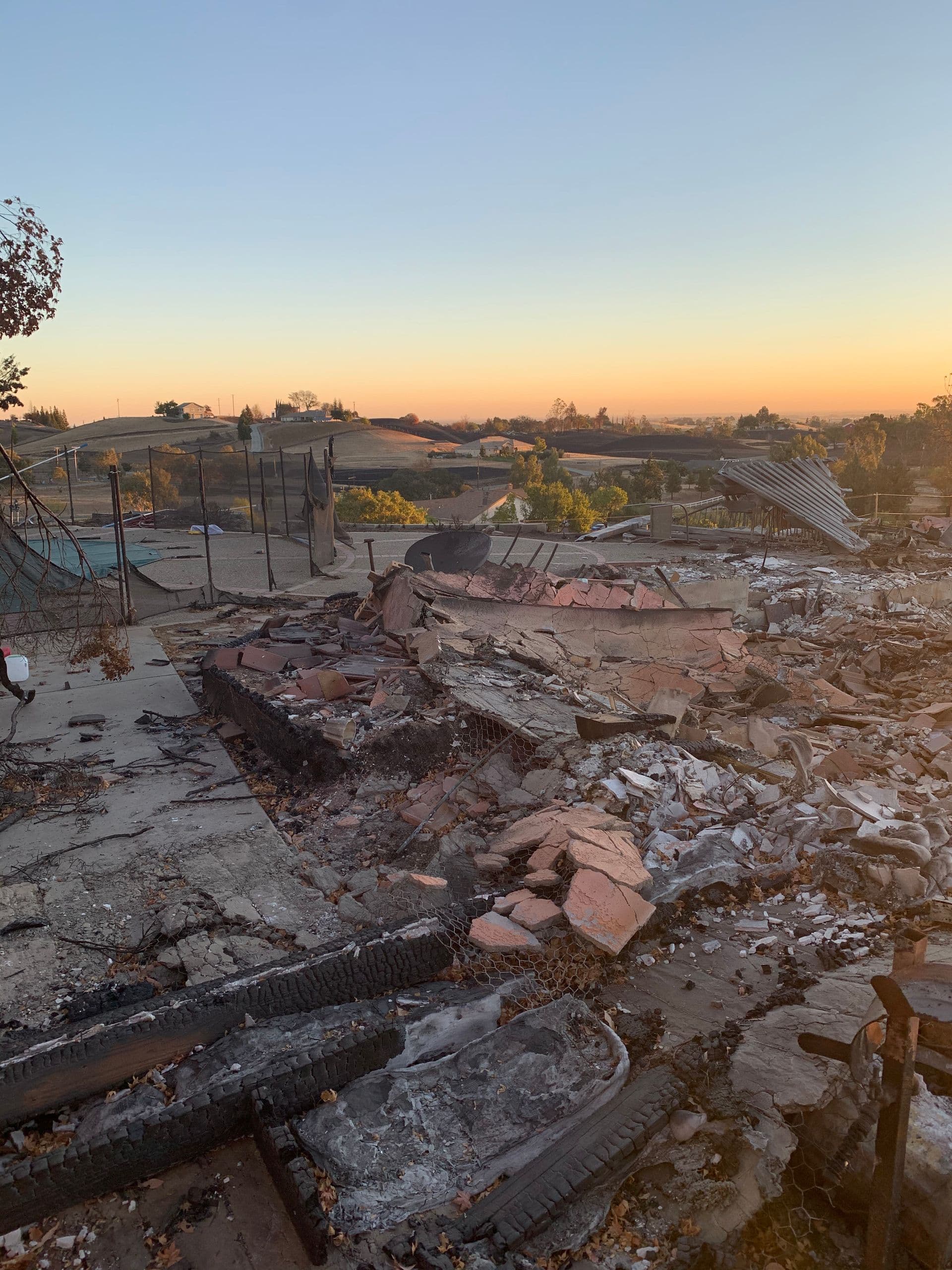 Final site clearing