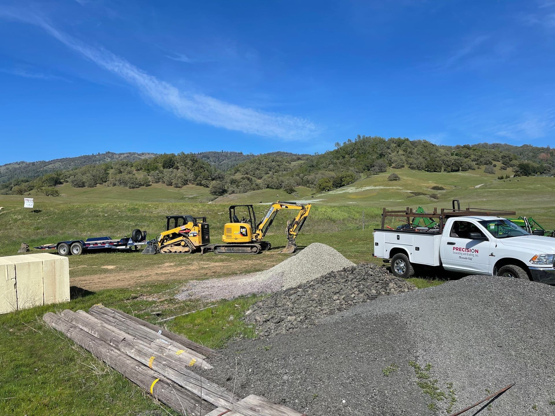 Excavation for pump station