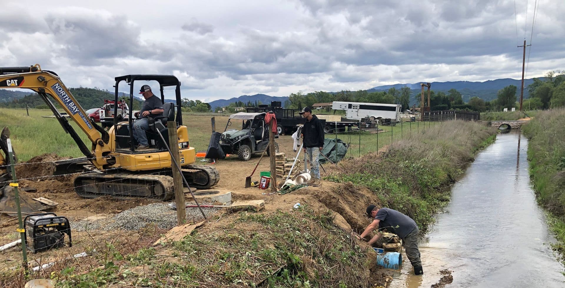 Pond pump installation overview