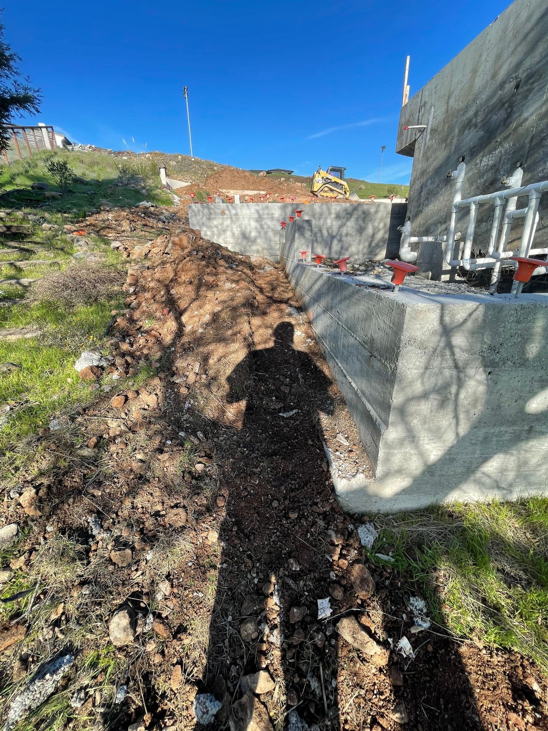 Foundation drain preparation