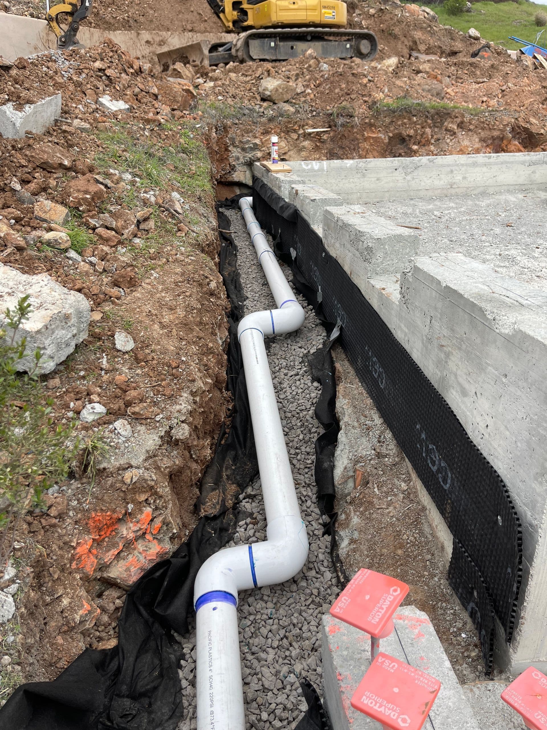 Storm drain installation