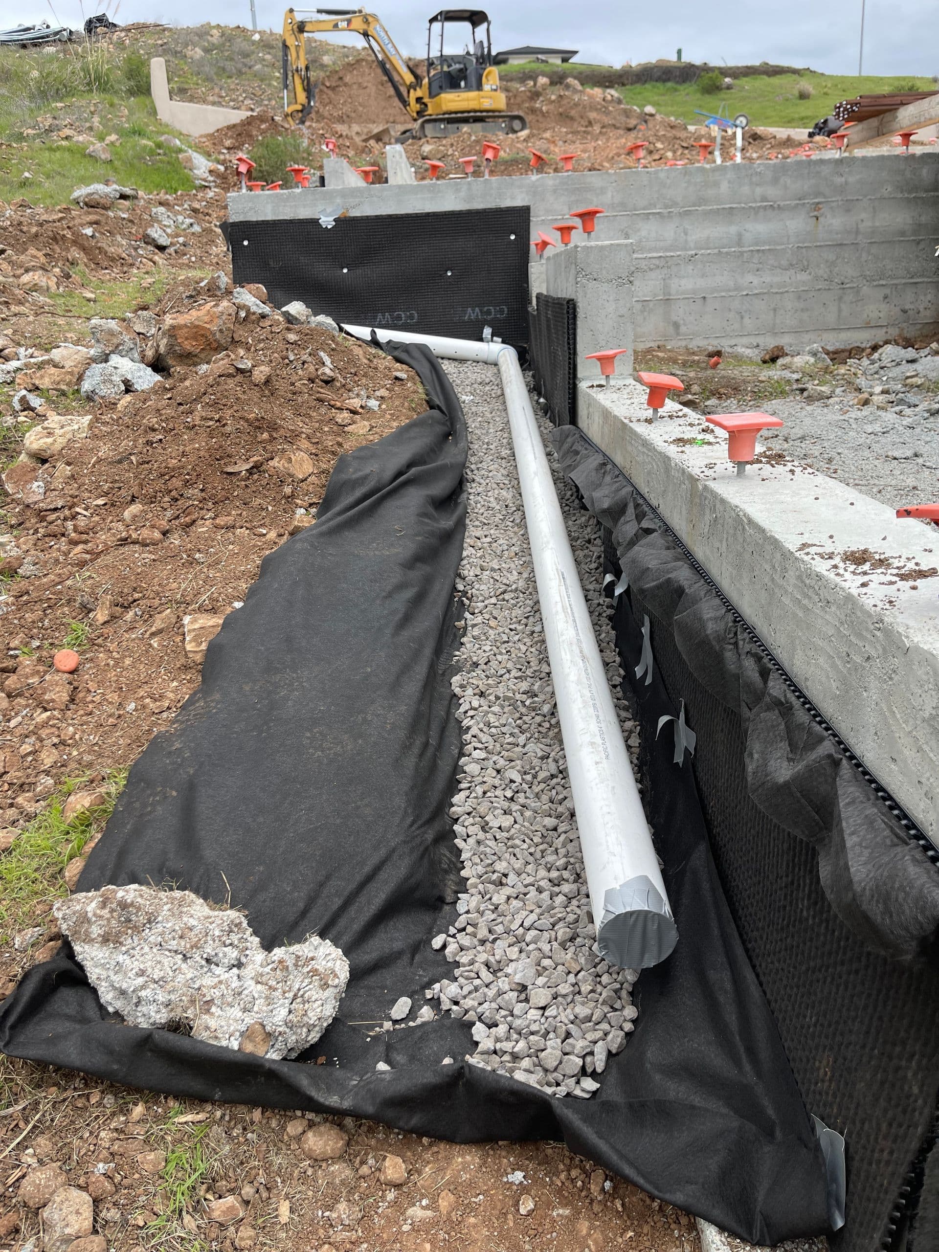 Underground pipe connection