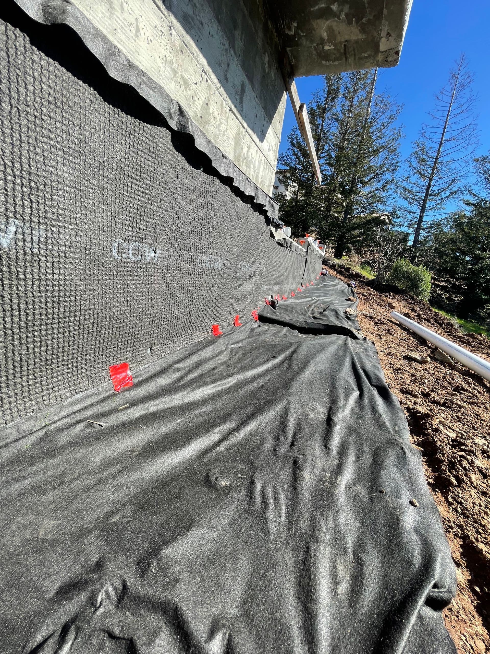 Sewer line connection
