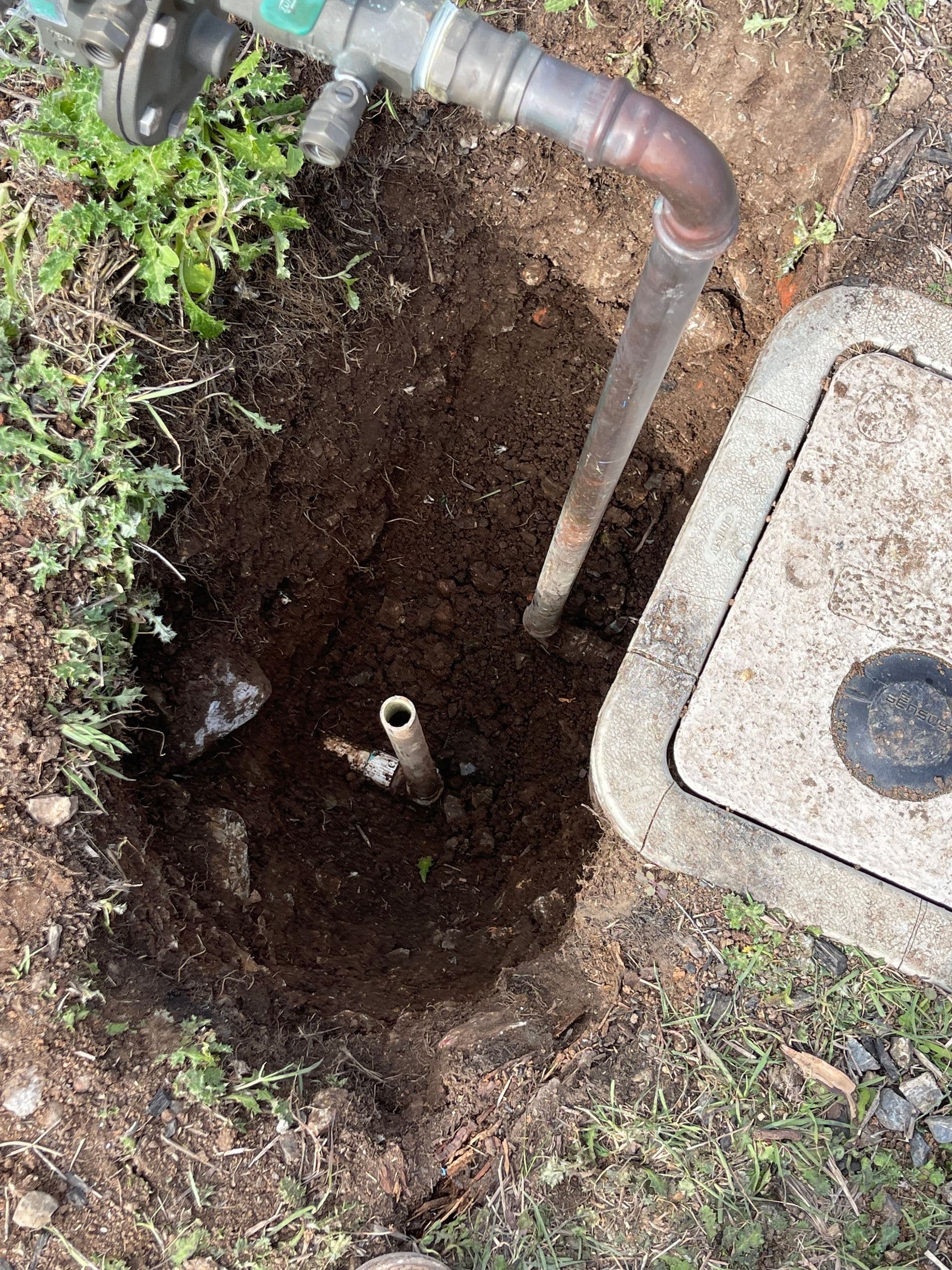 Completed underground work