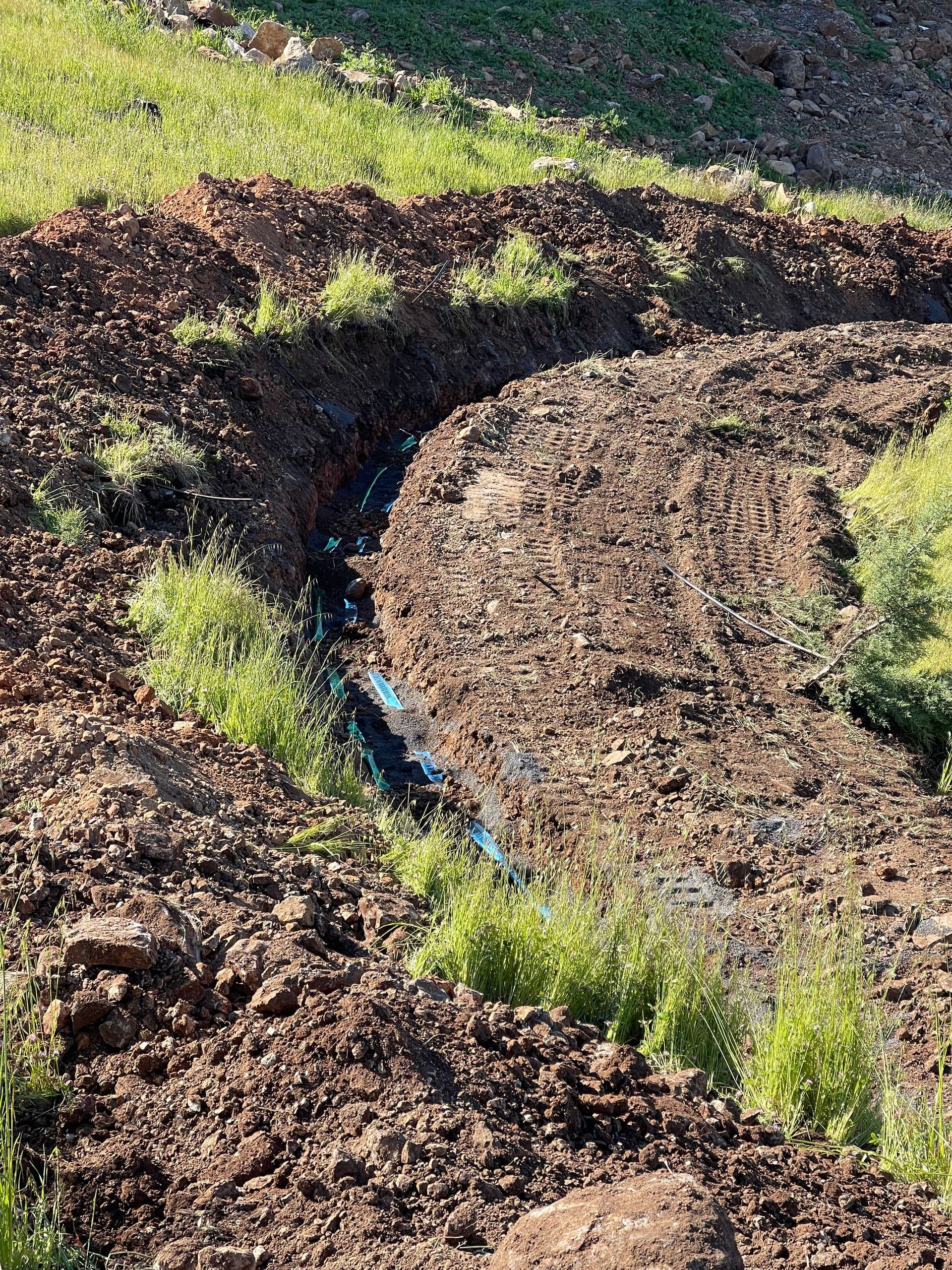 Final site grading