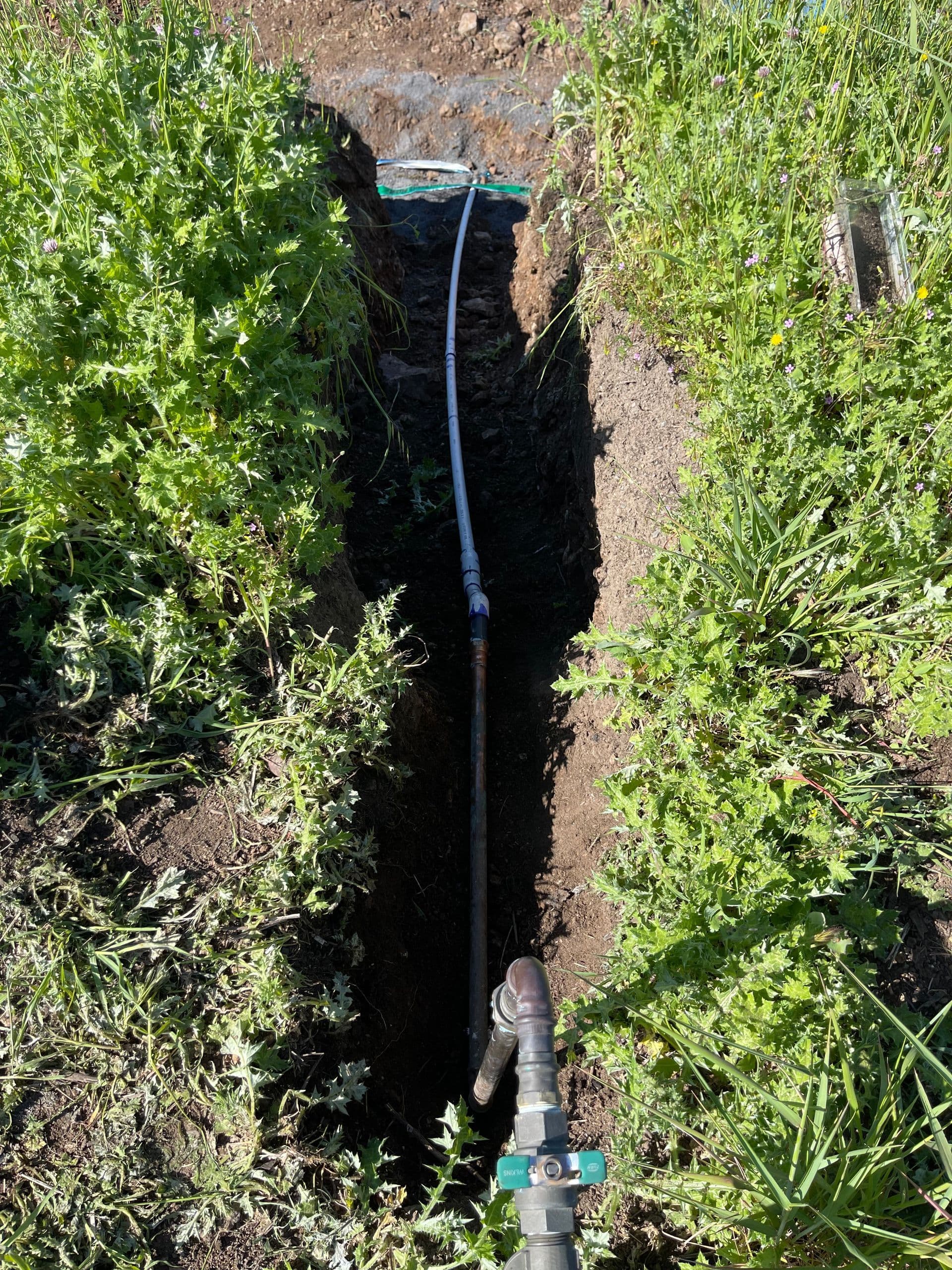 Finished underground work