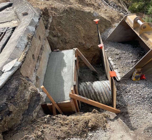 Highway drainage repair